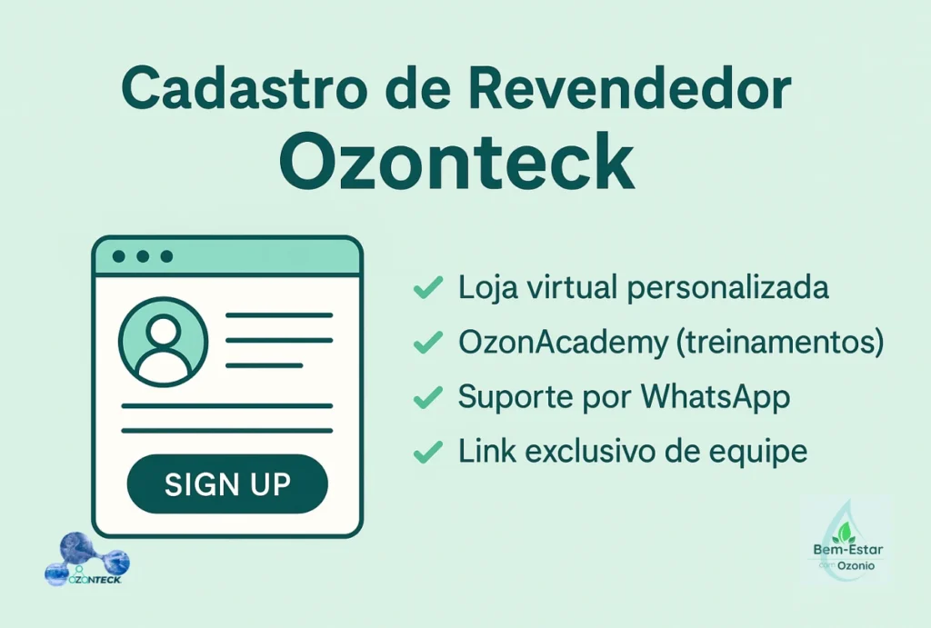 Cadastro de Revendedor Ozonteck
