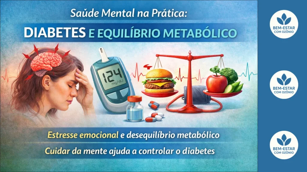 Saúde mental e diabetes: relação entre estresse emocional e equilíbrio metabólico