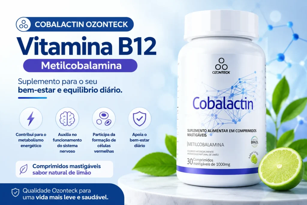 Cobalactin Ozonteck suplemento de vitamina B12 metilcobalamina