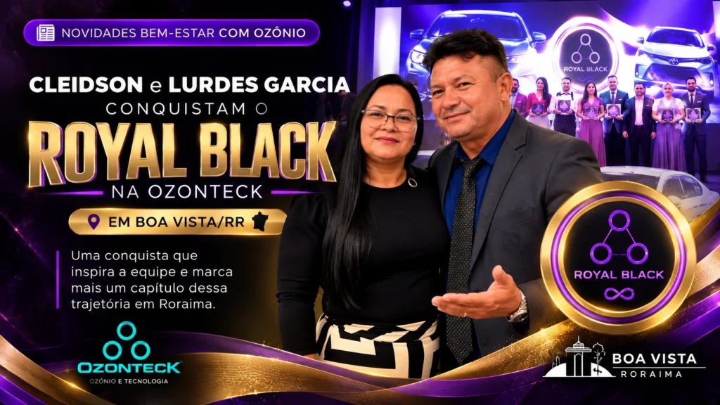 Cleidson e Lurdes Garcia conquistam Royal Black na OZONTECK em Boa Vista/RR